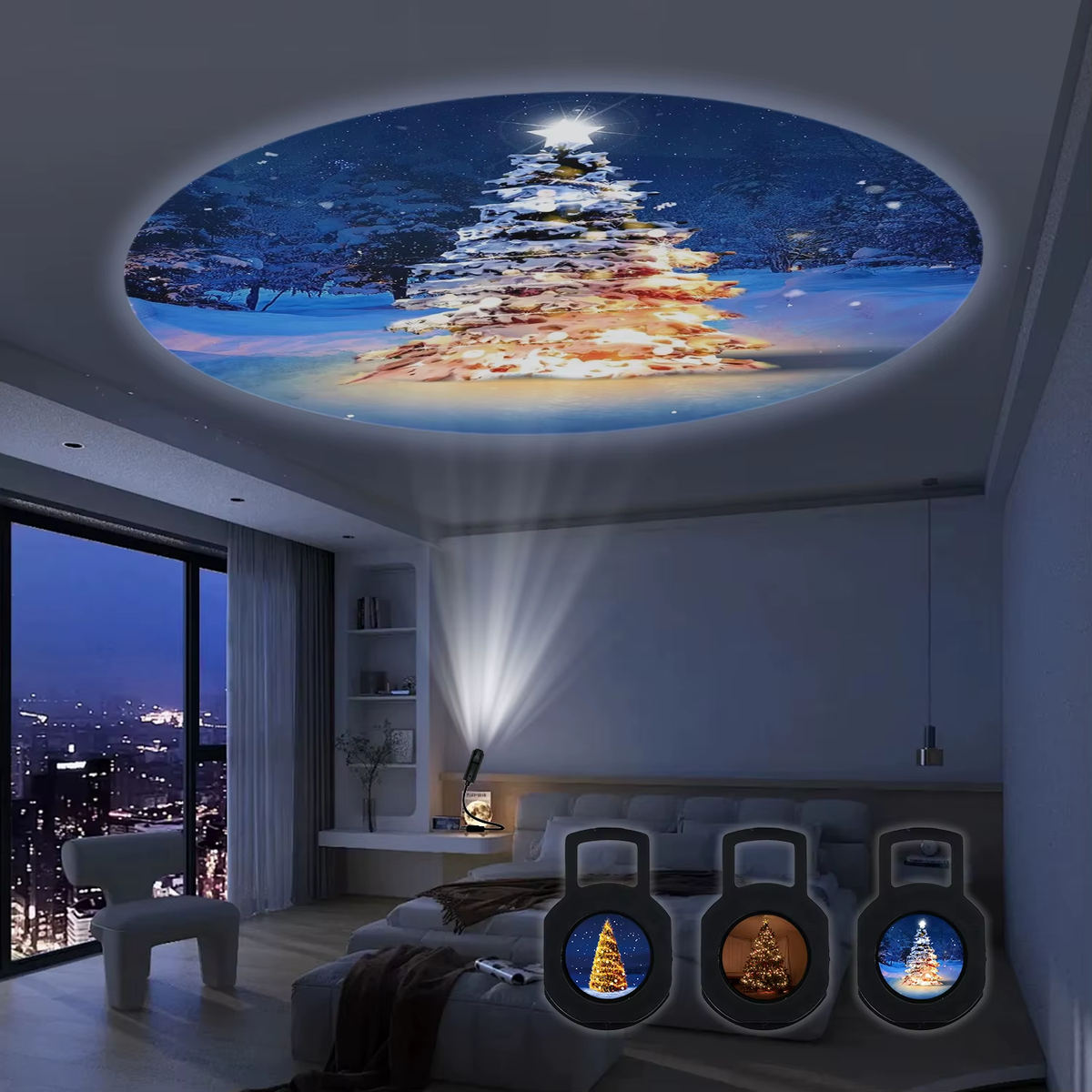 Christmas Tree Projection Light
